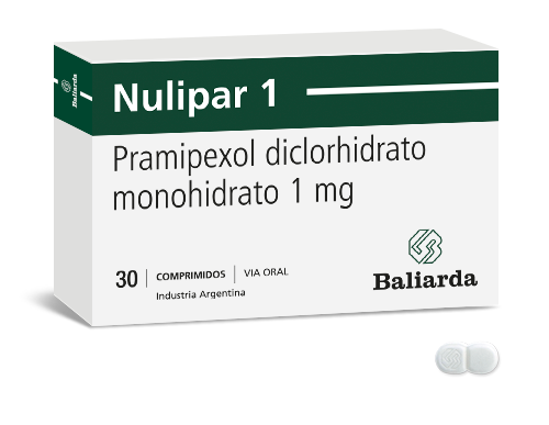 Nulipar_1_Pramipexol_20.png Nulipar Pramipexol Antiparkinsonianos Enfermedad de Parkinson Nulipar parkinsonismo Pramipexol Síndrome de las piernas inquietas temblor