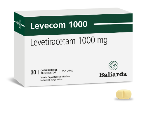 Levecom_1000_Levetiracetam_20.png Levecom Levetiracetam anticonvulsivante antiepiléptico convulsiones epilepsia Levecom Levetiracetam