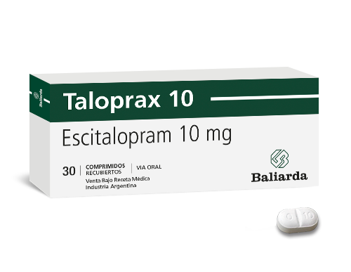 Taloprax_10_Escitalopram_10.png Taloprax Escitalopram ansiedad ansiedad generalizada ansiedad social Antidepresivo Depresión estrés post-traumático. fobia fobia social miedo nervios panico síndrome depresivo Trastorno de ansiedad Trastorno depresivo mayor Trastorno obsesivo compulsivo Escitalopram Taloprax