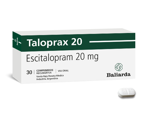 Taloprax_20_Escitalopram_20.png Taloprax Escitalopram ansiedad ansiedad generalizada ansiedad social Antidepresivo Depresión estrés post-traumático. fobia fobia social miedo nervios panico síndrome depresivo Trastorno de ansiedad Trastorno depresivo mayor Trastorno obsesivo compulsivo Escitalopram Taloprax