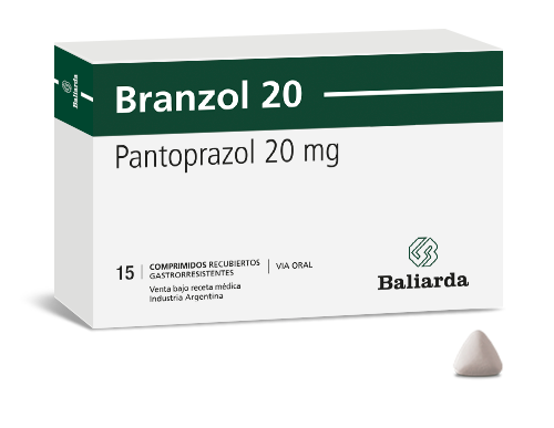 Branzol_20_Pantoprazol_10.png Branzol Pantoprazol acidez estomacal gastritis. Inhibidores de la bomba de protones Pantoprazol Pantoprazol Sódico reflujo gastroesofágico úlcera gastroduodenal Branzol