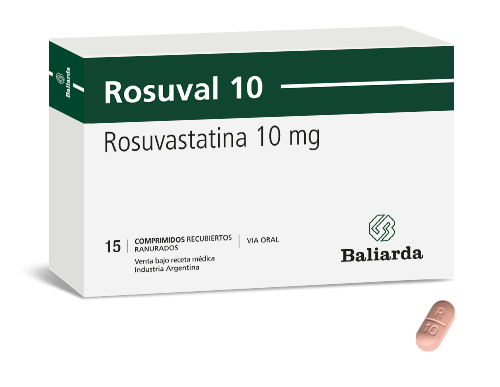 Rosuval_10_Rosuvastatina_10.png Rosuval Rosuvastatina Colesterol alto dislipemia enfermedad cardiovascular estatina hdl hipercolesterolemia ldl riesgo cardiovascular Rosuvastatina síndrome coronario agudo trigliceridos. Rosuval