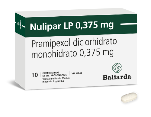 Nulipar-LP-0375-Pramipexol-10.png Nulipar LP Pramipexol Antiparkinsonianos Enfermedad de Parkinson parkinsonismo Pramipexol Síndrome de las piernas inquietas temblor Nulipar LP