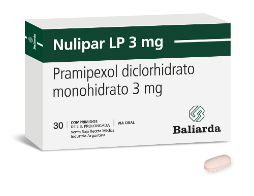 Nulipar-LP-3-Pramipexol-40.png Nulipar LP Pramipexol Antiparkinsonianos Enfermedad de Parkinson parkinsonismo Pramipexol Síndrome de las piernas inquietas temblor Nulipar LP